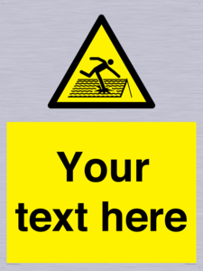 Custom Figure on Roof Sign